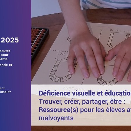 Journée d'étude INSEI - Déficience visuelle et éducation inclusive